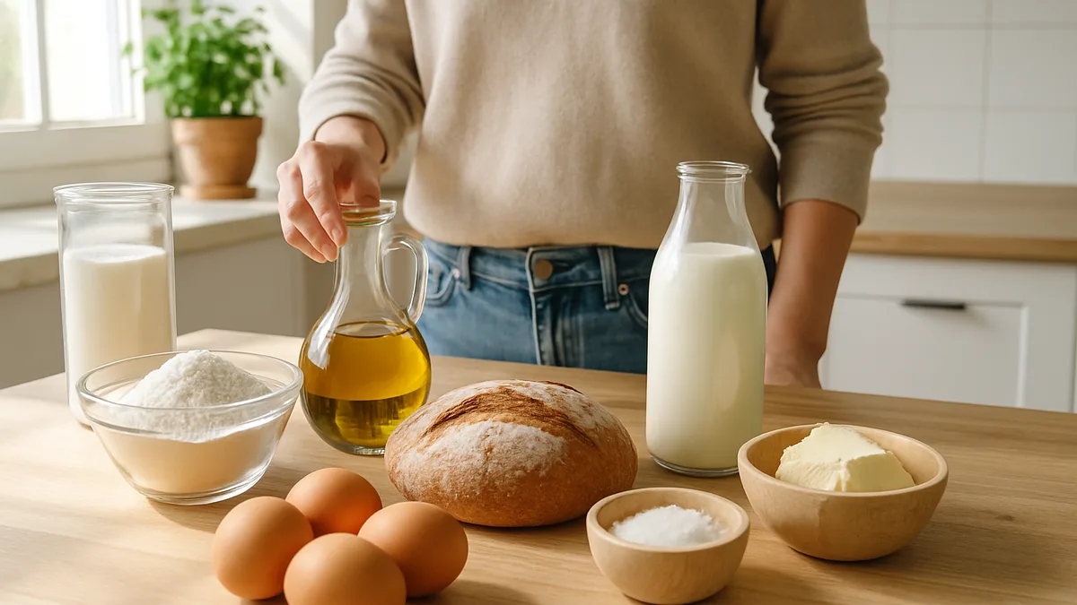 Les ingrédients et le matériel, sans superflu